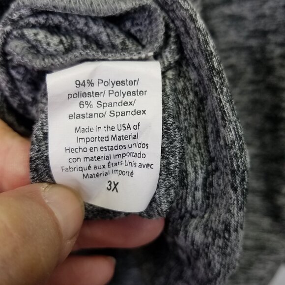 Beyond Yoga Weekend Traveler Pullover 3X Cross Back Long Sleeve Heather Grey USA - Picture 9 of 13